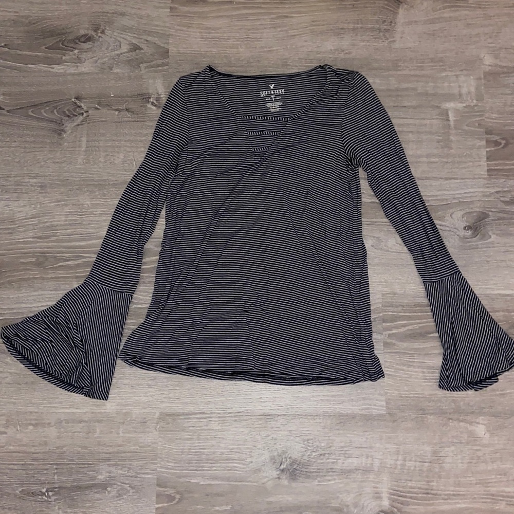 Soft & Sexy Striped Long Sleeve Shirt